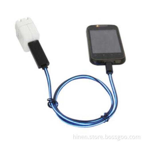 Flashing charge and sync cable (Micro USB)